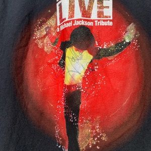 MJ tour band tee
